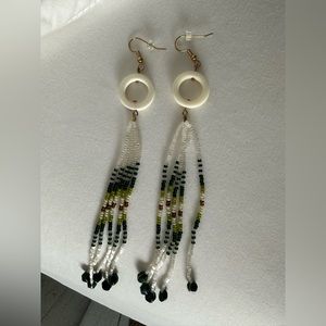 Hand beaded earrings